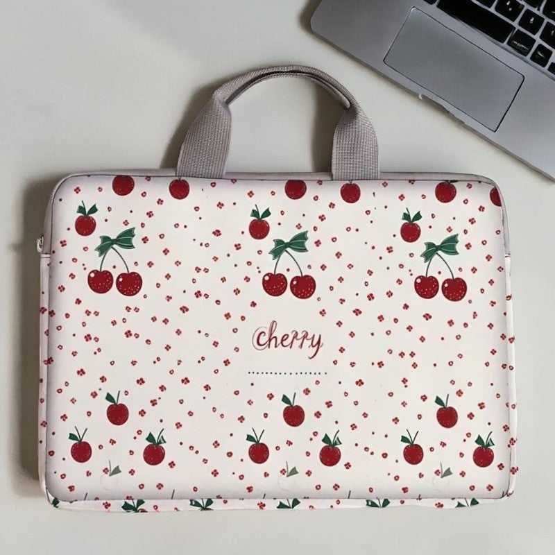 Housse ordinateur cerises 17"