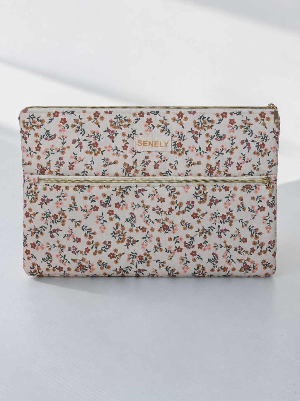 Housse d'ordinateur et ipad florale