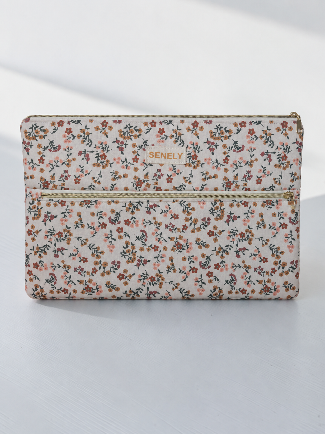 Housse d'ordinateur et ipad florale