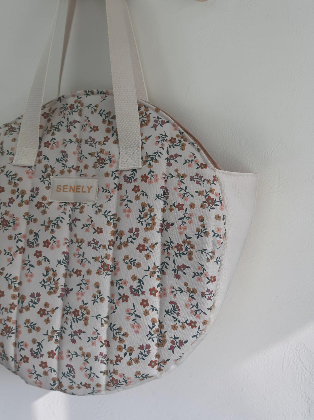 Sac rond fleuri